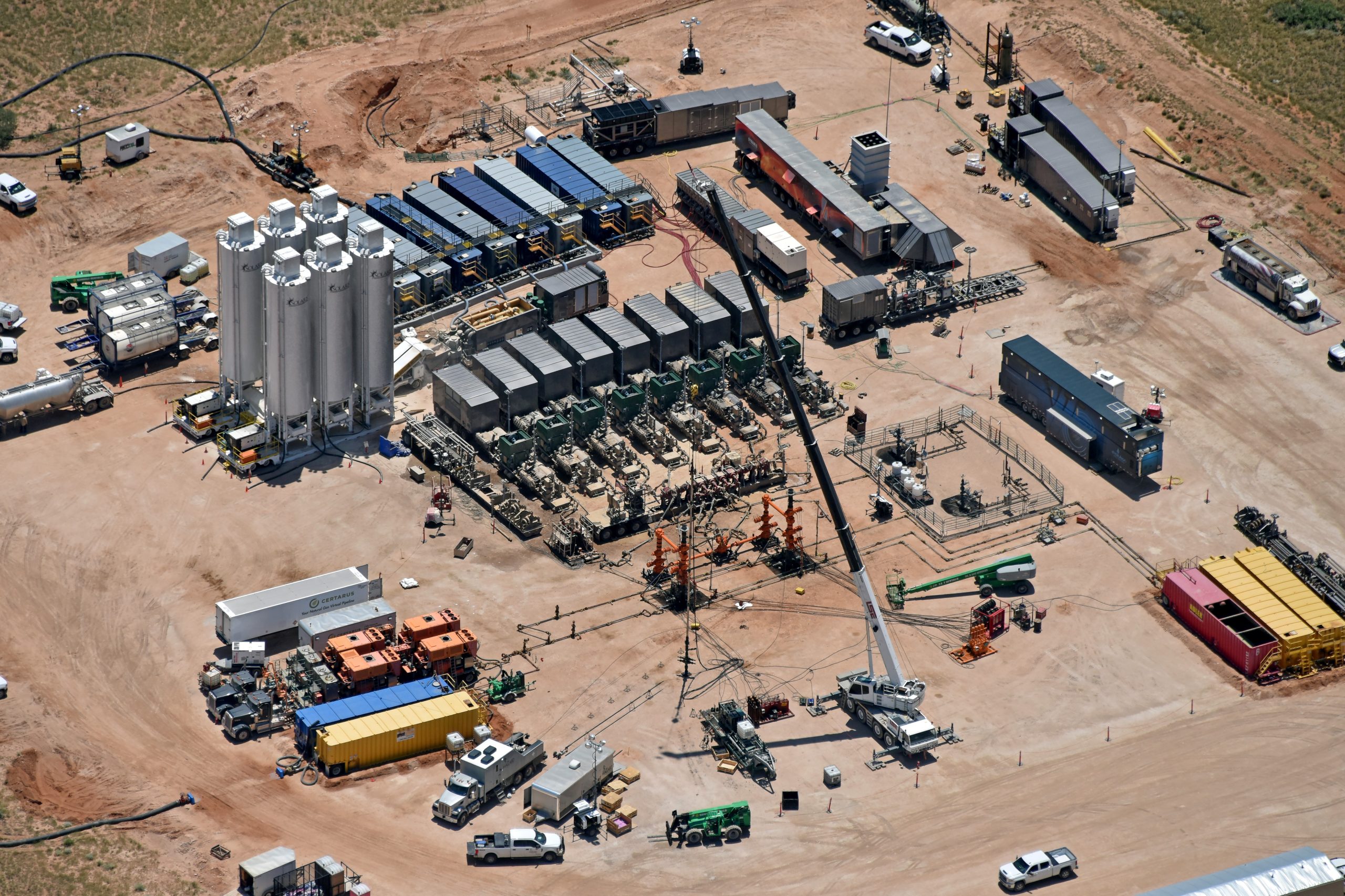 Frac site operations